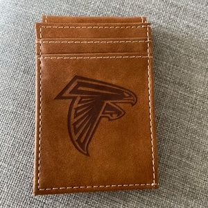 Atlanta falcons wallet.  Small stain.